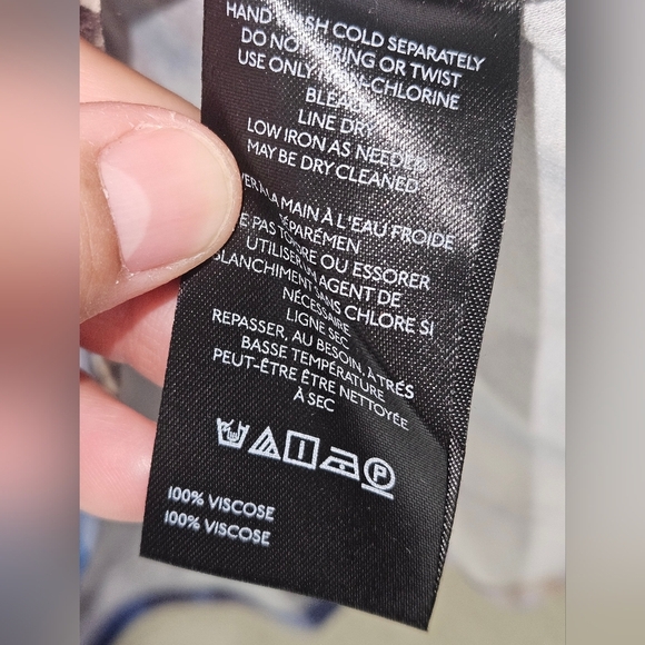 Anthropologie Tilda Mini Slip Skirt, Blue Multi, Various, NWT - Picture 8 of 9